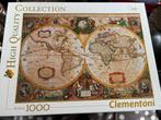 Puzzel Clementoni 1000 stukjes “Old map”, Ophalen of Verzenden, Gebruikt