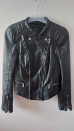 Zara Trafaluc leren biker jacket M, Maat 38/40 (M), Ophalen of Verzenden, Gedragen, Zara