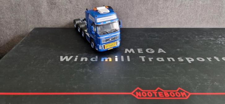 WSI Rahbek Volvo FH16 Nooteboom MWT, Hobby en Vrije tijd, Modelauto's | 1:50, Zo goed als nieuw, Bus of Vrachtwagen, Wsi, Ophalen of Verzenden