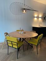 Studio Henk eiken tafelblad 150 cm met vlinder onderstel, Huis en Inrichting, Tafels | Eettafels, Ophalen, Gebruikt, Vijf personen of meer