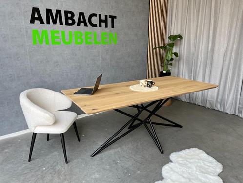 Mooie eiken tafel Eettafel Eetkamertafel SHOWROOM OPEN ACTIE, Huis en Inrichting, Tafels | Eettafels, Nieuw, Eikenhout, Ophalen of Verzenden