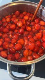 Aardbeien jam, biologisch, Ophalen