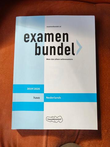 Examenbundel Nederlands HAVO 2019/2020 beschikbaar voor biedingen
