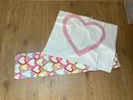 Dekbedovertrek hartjes, Gebruikt, Meisje, Dekbedovertrek, Ophalen of Verzenden