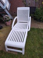 Fijn ligbed - verstelbaar & inklapbaar, Tuin en Terras, Ophalen, Gebruikt, Plastic, Verstelbaar
