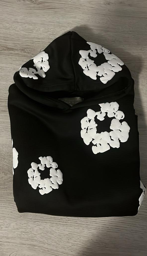 Denim Tears Hoodie, Kleding | Heren, Truien en Vesten, Zo goed als nieuw, Maat 48/50 (M), Zwart, Ophalen