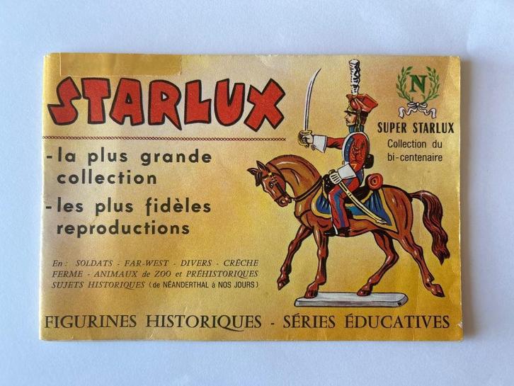 Vintage Starlux catalogus - Figurines Histor.1971, Verzamelen, Poppetjes en Figuurtjes, Gebruikt, Verzenden