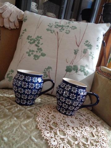 2 Brocante Bolmokken / Bekers Poland ** Mimosa ** beschikbaar voor biedingen