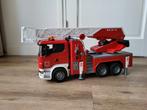 Bruder Scania DLK 23/12 Brandweerwagen, Kinderen en Baby's, Speelgoed | Speelgoedvoertuigen, Ophalen of Verzenden, Gebruikt