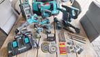 9 Delige Makita 18v Accu Gereedschap set Combi combo set, Zo goed als nieuw, Ophalen