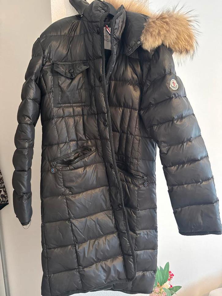 Moncler Winterjas Dames - Gerepareerd, Kleding | Dames, Jassen | Winter, Gedragen, Maat 38/40 (M), Zwart, Ophalen