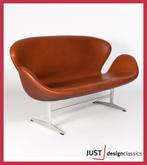 Swan Sofa Fritz Hansen Cognac Leder (voorraad:2), Huis en Inrichting, Fauteuils, Niet ingevuld, Zo goed als nieuw, Niet ingevuld