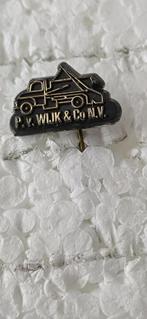 P. van Wijk & Co nv kiepwagen, vrachtwagen, Verzamelen, Speldjes, Pins en Buttons, Ophalen of Verzenden, Zo goed als nieuw, Overige onderwerpen