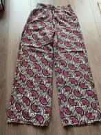 Beige/roze viscose zomerbroek, Eksept, mt S, Ophalen, Zo goed als nieuw, Eksept, Roze