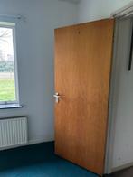 Houten opdekdeuren, Doe-het-zelf en Verbouw, Deuren en Horren, Ophalen, Gebruikt, Binnendeur, 200 tot 215 cm