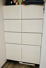 BESTA Kastenwand met deuren, wit/Selsviken hoogglans/wit,, Huis en Inrichting, Ophalen, Gebruikt