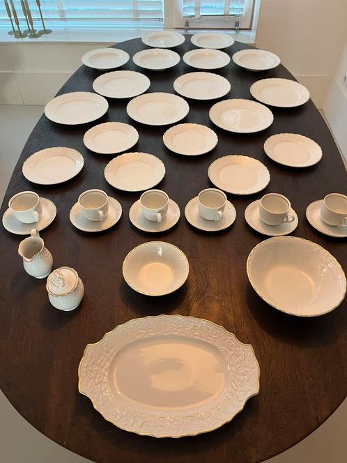 35 DELIG EXCLUSIEF SERVIES, 6 PERSOONS, Antiek en Kunst, Antiek | Servies compleet, Ophalen