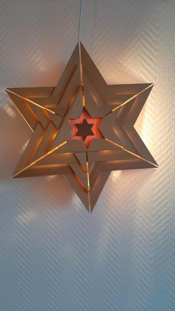 Zweedse houten kerstster adventster, lees de beschrijving beschikbaar voor biedingen