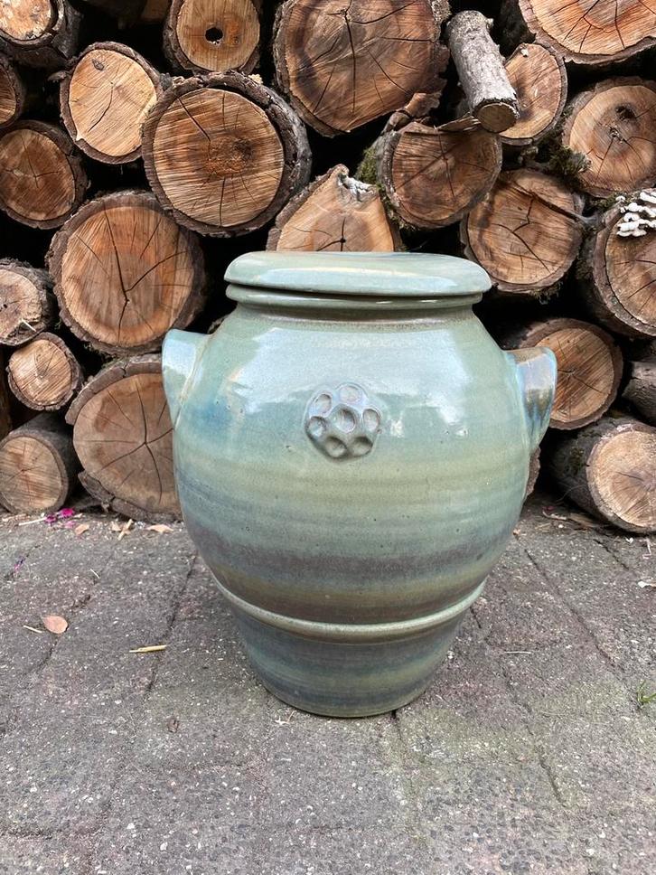 Keramieken crematie urn paard, Nederlands handgemaakt, Dieren en Toebehoren, Paarden en Pony's | Overige Paardenspullen, Nieuw