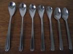 7 Art deco lepel 12 cm 5 thee 2 koffie RVS Sola 100 1950 p s, Antiek en Kunst, Antiek | Bestek, Ophalen of Verzenden
