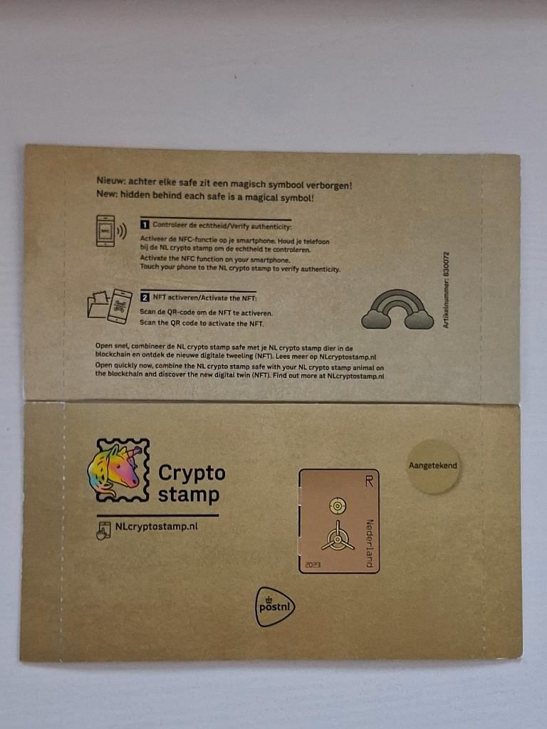 ≥ NFT crypto postzegel / stamp safe REGENBOOG — Postzegels | Thematische  zegels — Marktplaats