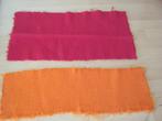 Boordstof oranje en rood, Hobby en Vrije tijd, Stoffen en Lappen, Overige kleuren, Nieuw, Ophalen of Verzenden, Katoen