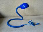 Vintage Retro snake lamp blauw (Vrieland design), Huis en Inrichting, Lampen | Tafellampen, Gebruikt, Ophalen of Verzenden, Retro design