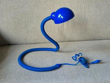 Vintage Retro snake lamp blauw (Vrieland design) beschikbaar voor biedingen