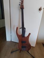 Handgemaakte fretloze basgitaar, Muziek en Instrumenten, Ophalen, Zo goed als nieuw