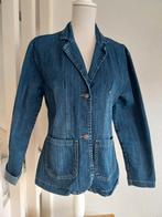 Denim Blazer Jasje valt als maat M/L, Kleding | Dames, Jasjes, Kostuums en Pakken, Maat 38/40 (M), Blauw, Ophalen of Verzenden