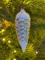 Vintage Dennenappel Kerstbal - 15cm groot/lang, Ophalen of Verzenden, Gebruikt