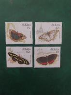 St Kitts 271-274 vlinders 1990 postfris mi 18 eu, Ophalen of Verzenden, Dier of Natuur