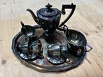 Antiek verzilverde thee set chippendale, Antiek en Kunst, Ophalen
