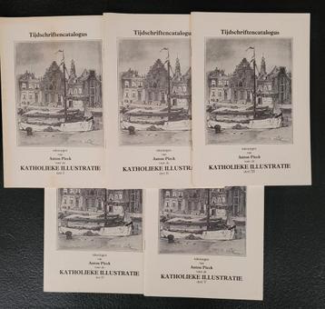 Anton Pieck  - Tijdschriftencatalogus deel 1 tm 5  beschikbaar voor biedingen