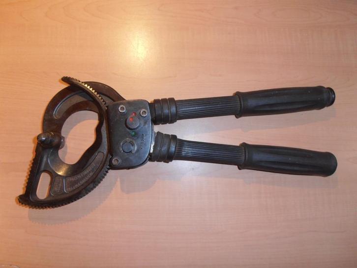 Zgan grote sterke ratel kabelschaar Haupa Weidmuller, Doe-het-zelf en Verbouw, Gereedschap | Handgereedschap, Zo goed als nieuw