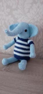 Handgemaakte gehaakte olifant.
Unieke knuffel., Ophalen of Verzenden, Nieuw, Olifant