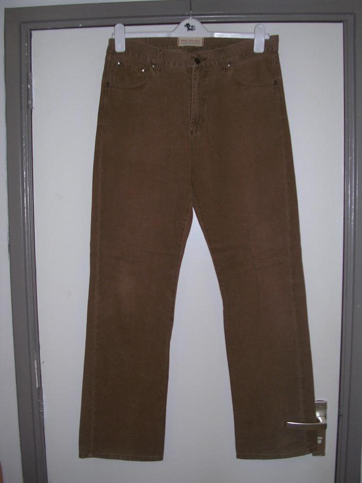 Nette bruine spijkerbroek van Paul Stuart, maat 50 / M, Kleding | Heren, Broeken en Pantalons, Zo goed als nieuw, Maat 48/50 (M)