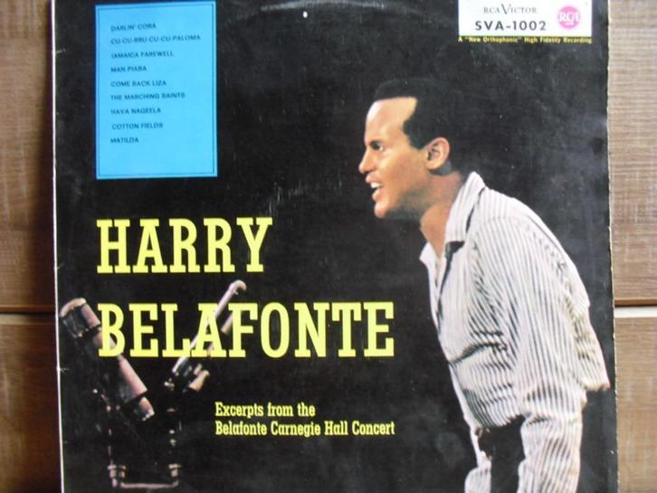 Harry Belafonte "Belafonte Carnegie Hall Concert" LP, Cd's en Dvd's, Vinyl | Pop, Gebruikt, 1980 tot 2000, 12 inch, Ophalen of Verzenden
