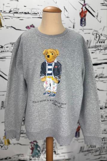 Ralph Lauren grijze trui met beer maat 14-16 beschikbaar voor biedingen