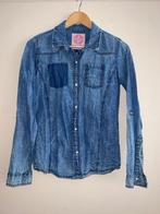 4a: C&A jeans blouse met lange mouw 170, Kinderen en Baby's, Kinderkleding | Maat 170, Meisje, Palomino (C&A), Overhemd of Blouse