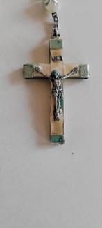 Vintage rozenkrans met kruisbeeld, Antiek en Kunst, Ophalen of Verzenden