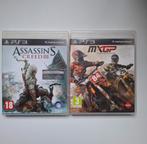 Assassins Creed 3 / MXGP PS3 Game, Spelcomputers en Games, Games | Sony PlayStation 3, Avontuur en Actie, Vanaf 18 jaar, 1 speler