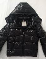 pitch black moncler maya puffer shiny - size s - very good c, Verzenden, Zo goed als nieuw, Maat 36 (S), Zwart