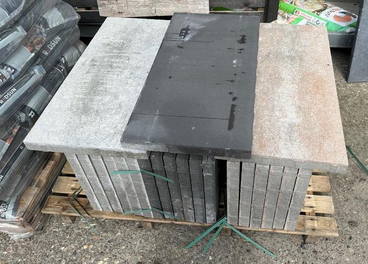 Betonsteen, 40x80x4, Stapstenen diverse kleuren | OPRUIMING, Tuin en Terras, Tegels en Klinkers, Nieuw, Terrastegels, Beton, Minder dan 5 m²