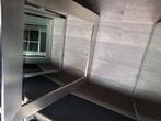 Gratis! Spiegel zilvergrijze lijst 88 x 73 cm, Huis en Inrichting, Woonaccessoires | Spiegels, Ophalen, Gebruikt, Minder dan 100 cm