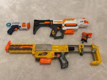 Vier Nerf pistolen beschikbaar voor biedingen