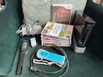 Wii zwart + MotionPlus Controller + 6 Spellen, Ophalen of Verzenden, Zo goed als nieuw, Met 1 controller, Met games