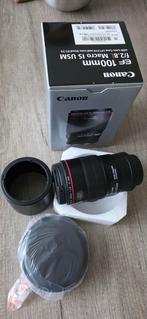 Canon EF 100mm f/2.8 Macro IS USM - Topstaat!, Audio, Tv en Foto, Fotografie | Lenzen en Objectieven, Ophalen of Verzenden, Zo goed als nieuw