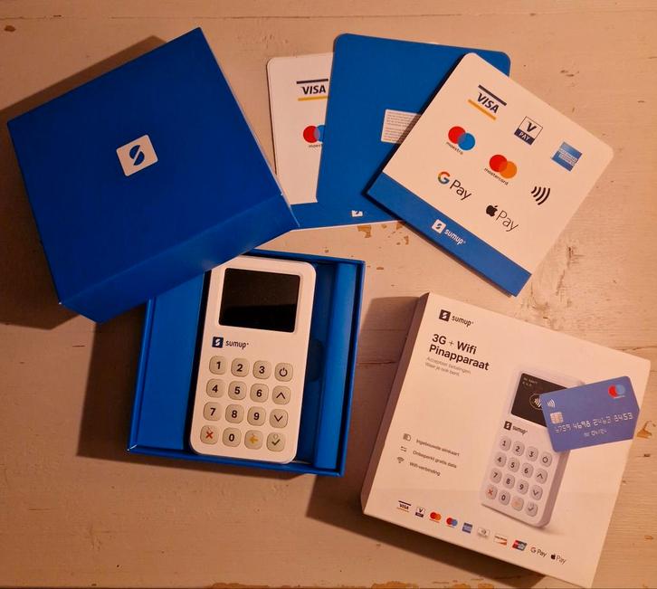 SumUp 3G + Wifi Pinapparaat in Doos, Verzamelen, Elektronische Apparatuur, Overige typen, Ophalen of Verzenden