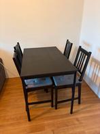 Ikea tafel met vier stoelen, Ophalen of Verzenden, Zo goed als nieuw